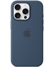 Калъф Apple - Silicone MagSafe, iPhone 16 Pro, Denim -1