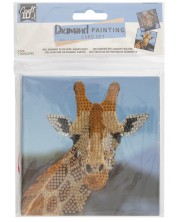 Карти за рисуване с мъниста Grafix - Животни, 2 броя, 13 х 13 cm -1