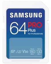 Карта памет Samsung - PRO Plus, 64GB, SDXC, U3 V30
