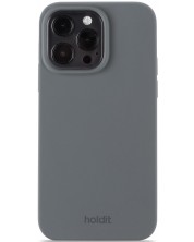 Калъф Holdit - Silicone, iPhone 14 Pro Max, Space Gray
