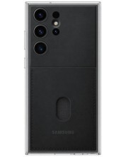 Калъф Samsung - Frame, Galaxy S23 Ultra, черен/прозрачен -1