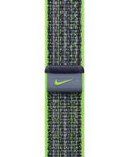 Каишка Apple - Nike Sport Loop, Apple Watch, 41 mm, Bright Green/Blue -1