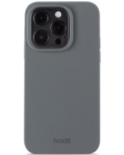Калъф Holdit - Silicone, iPhone 14 Pro, Space Gray