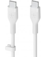 Кабел Belkin - Boost Charge, USB-C/USB-C, 3 m, бял -1