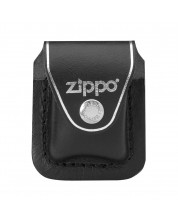 Калъф за запалка Zippo - Естествена кожа, черен