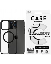 Калъф CARE - Flagship, iPhone 15 Pro Max, MagSafe Black  -1