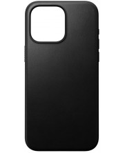Калъф Nomad - Modern Leather, iPhone 15 Pro Max, черен