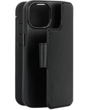 Калъф Decoded - Leather Detachable Wallet, iPhone 15, черен