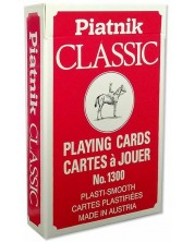 Карти за игра Piatnik 1302, цвят червени -1