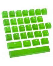Капачки за механична клавиатура Ducky - Green, 31-Keycap Set, зелена -1