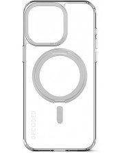 Калъф Decoded - Recycled Plastic, iPhone 15 Pro, прозрачен -1