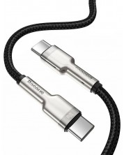 Кабел Baseus - Cafule, USB-C/USB-C, 2 m, черен/сребрист