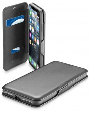 Калъф Cellularline - Book Clutch, iPhone 11 Pro, черен