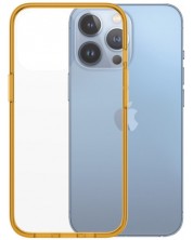 Калъф PanzerGlass - ClearCase, iPhone 13 Pro, прозрачен/оранжев