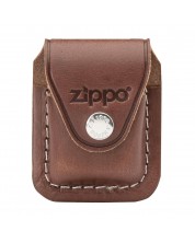 Калъф за запалка Zippo - Естествена кожа, кафяв