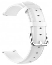 Каишка Techsuit - W007, Galaxy Watch/Huawei Watch, 22 mm, бяла