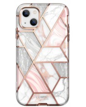 Калъф i-Blason - Cosmo, iPhone 14 Plus, Marble Pink