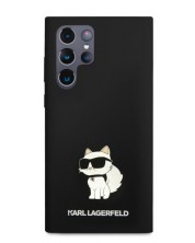 Калъф Karl Lagerfeld - Choupette NFT, Galaxy S23 Ultra, черен