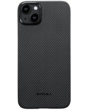 Калъф Pitaka - Fusion MagEZ 4 1500D, iPhone 15 Plus, Grey Twill -1