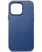 Калъф Mujjo - Full Leather, MagSafe, iPhone 14 Pro Max, Monaco Blue -1