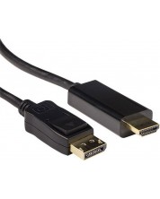 Кабел ACT - AK3992, DisplayPort/HDMI, 5 m, черен -1