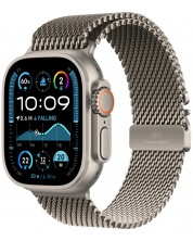 Каишка Apple - Titanium Milanese Loop S, Apple Watch, 49 mm, Natural -1