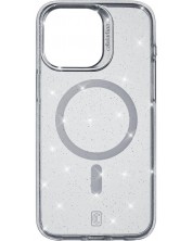 Калъф Cellularline - Sparkle Mag, iPhone 15 Pro, прозрачен -1