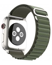 Каишка Techsuit - W037 Nylon, Apple Watch, 38/40/41 mm, зелена -1