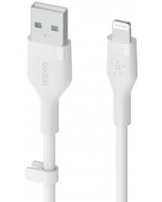 Кабел Belkin - Boost Charge, USB-A/Lightning, 3 m, бял