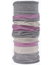 Кърпа за глава BUFF - Merino Move Light Grey, многоцветна -1