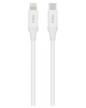 Кабел ttec - Lightning Fast Charging, USB-C/Lightnning, 1.5 m, бял