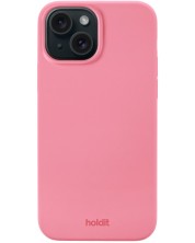 Калъф Holdit - Silicone, iPhone 15, Rouge Pink