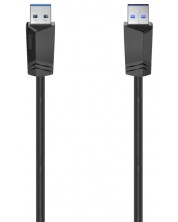Кабел Hama - 200624, USB-A/USB-A, 1.5 m, черен -1