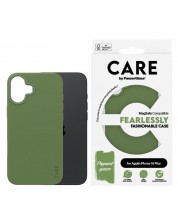 Калъф CARE - Fashionable, iPhone 16 Plus, зелен -1