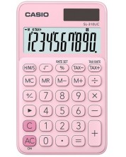 Калкулатор Casio - SL-310UC джобен, 10 dgt, розов -1