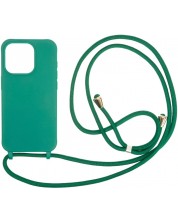 Калъф Mobile Origin - Lanyard, iPhone 15 Pro, Dark Green