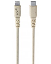 Кабел Become - Eco, USB-A/Lightning, 1.2 m, бял -1