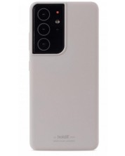 Калъф Holdit - Silicone,  Samsung Galaxy S21 Ultra, сив