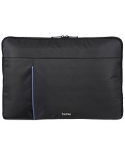 Калъф за лаптоп Hama - Cape Town, 15.6'', черен/син