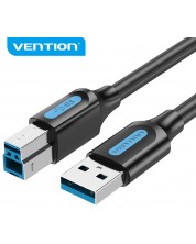 Кабел Vention - COOBG, USB-A/USB-B, 1.5 m, черен
