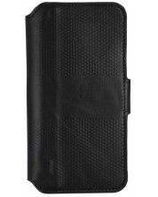 Калъф Krusell - Leather Phone Wallet, iPhone 14 Plus, черен