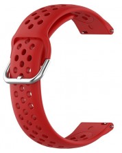 Каишка Techsuit - W004, Galaxy Watch/Huawei Watch, 22 mm, червена -1