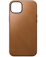 Калъф Nomad - Modern Leather, iPhone 15 Plus, English Tan