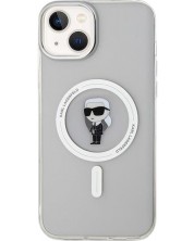 Калъф Karl Lagerfeld - IML Ikonik, iPhone 15 Plus, прозрачен