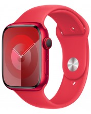 Каишка Apple - Sport S/M, Apple Watch, 45 mm, червена -1