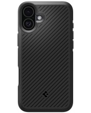 Калъф Spigen - Core Armor, iPhone 16, черен -1