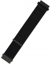 Каишка Xmart - Watch Band Fabric, 22 mm, Dark Black -1