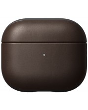 Калъф за слушалки Nomad - Leather, AirPods 3, кафяв