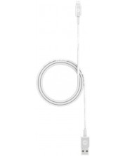 Кабел mophie- 409903213, USB-A/Lightning, 1 m, бял -1