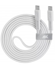 Кабел Rivacase - PS6005WT12, USB-C/USB-C, 1.2 m, бял -1